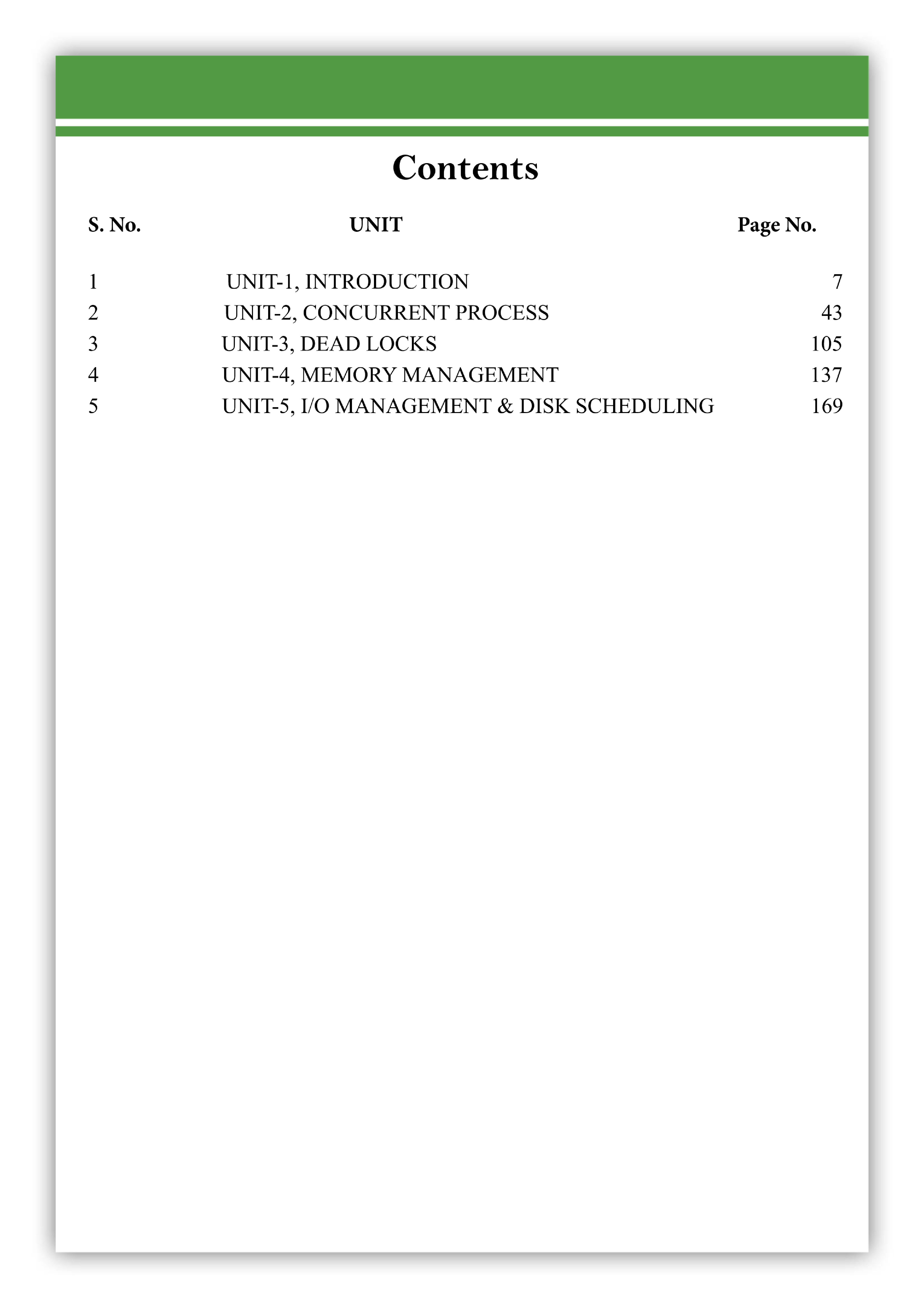 Notes - Operating System - Page 5