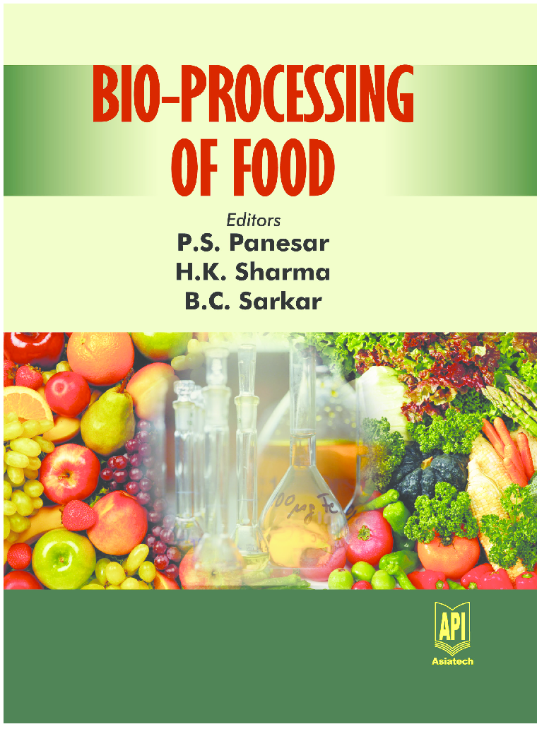 Bio Processing of Food eBook By P.S. Panesar, H.K. Sharma and B.C. Sarkar - Page 1