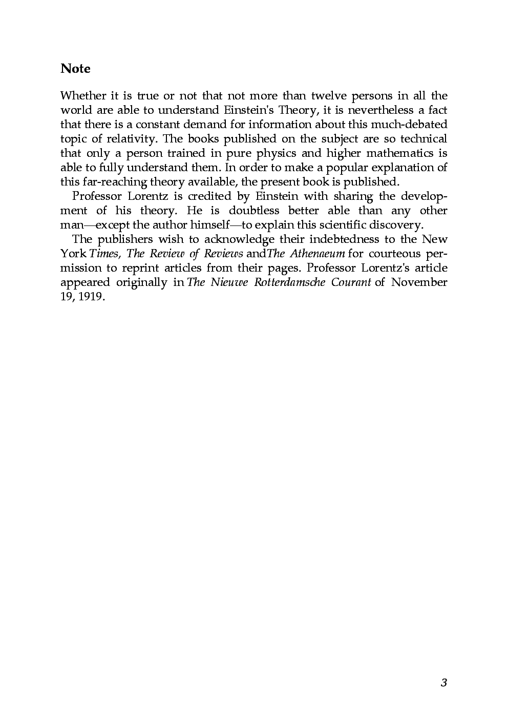 The Einstein Theory of Relativity - Page 2