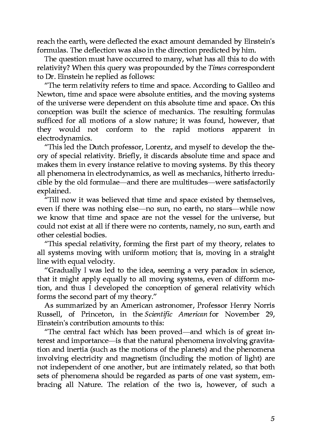 The Einstein Theory of Relativity - Page 4