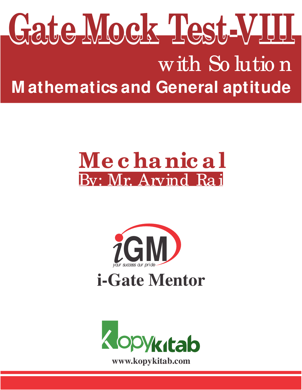 iGATE Model Test Paper 8 - Page 1