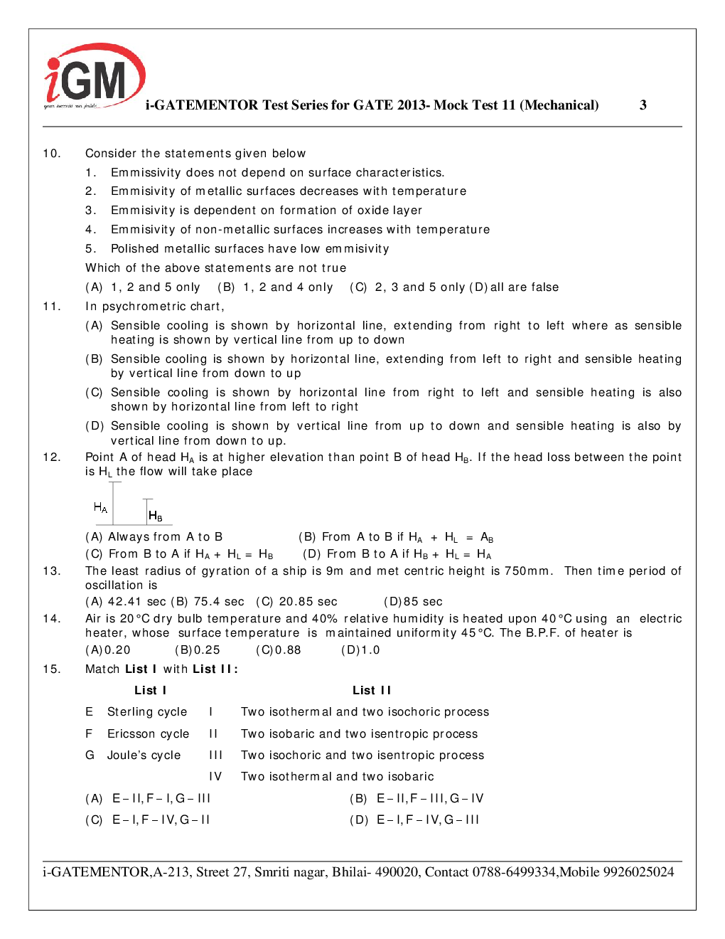 iGate Mock Test Mechanics XI - Page 4