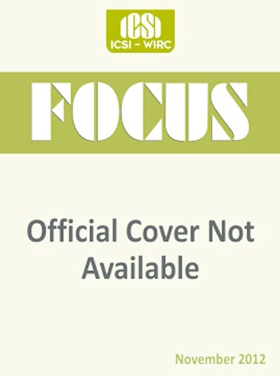 e-Focus November 2012 by CS - Page 1