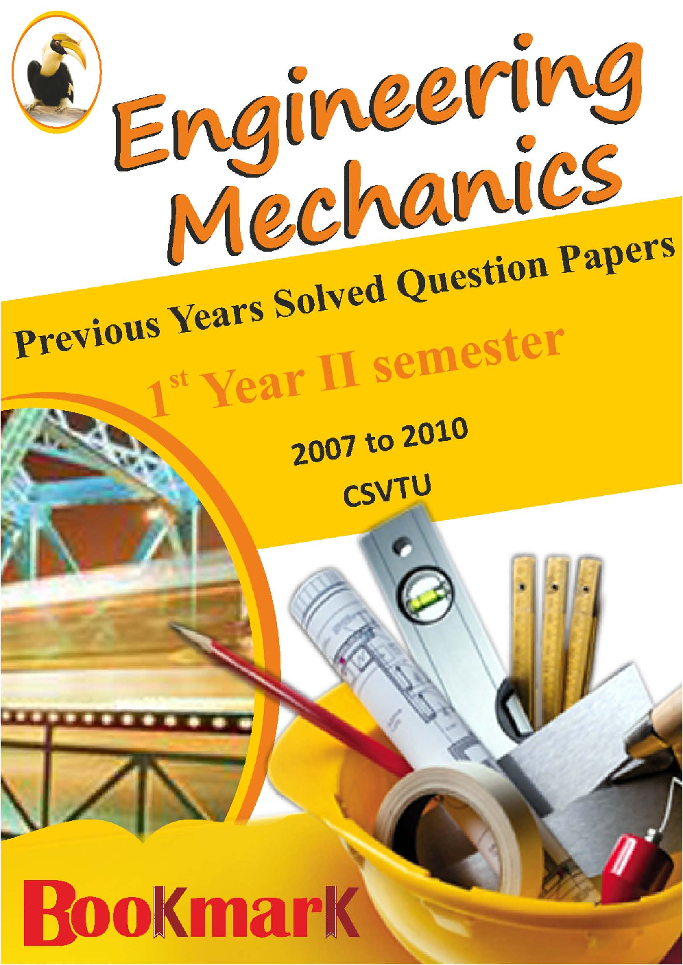 Bookmark - Engineering Mechanics - CSVTU - Previous Year Solved Question Paper - Page 1
