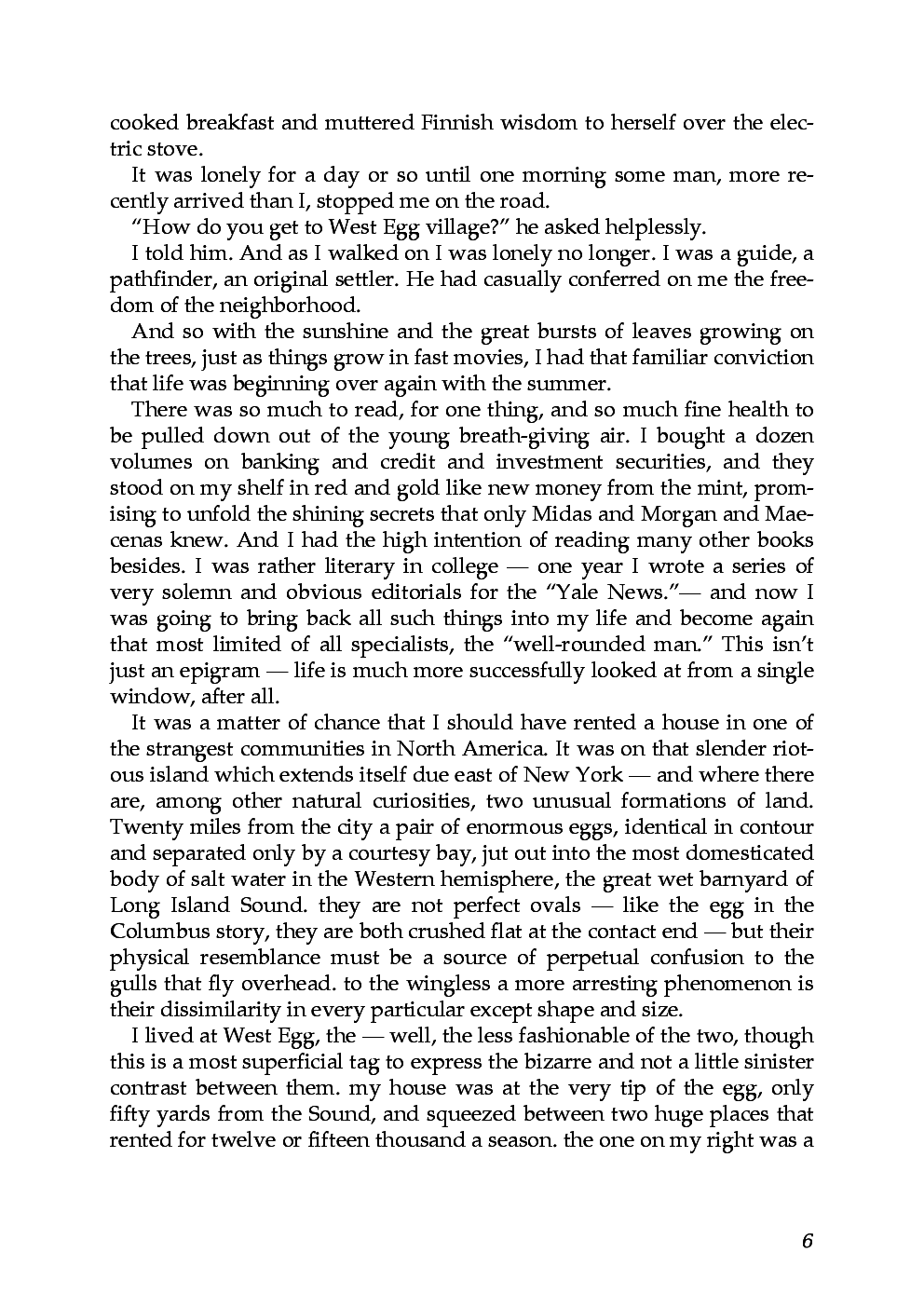 The Great Gatsby - Page 5