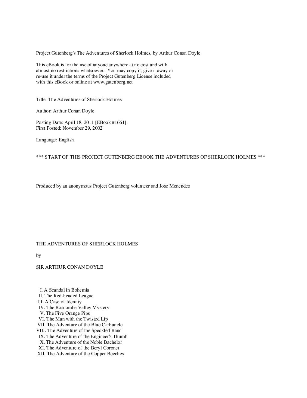 The Adventures of Sherlock Holmes eBook By Sir Arthur Conan Doyle - Page 2