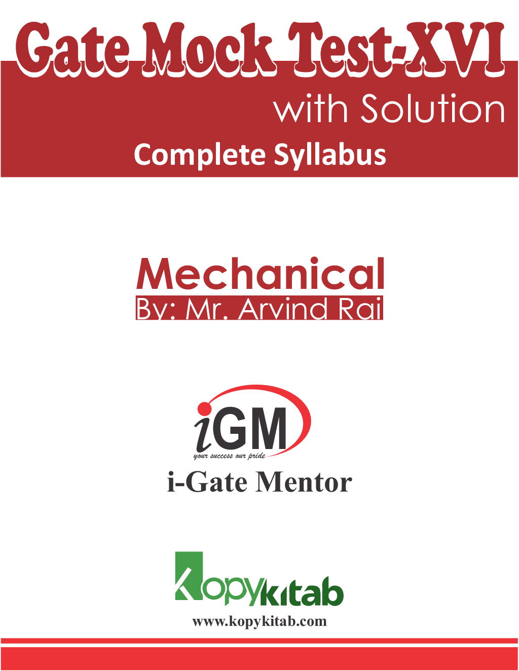 iGate Mechanical Mock Test XVI With Solution - Page 1