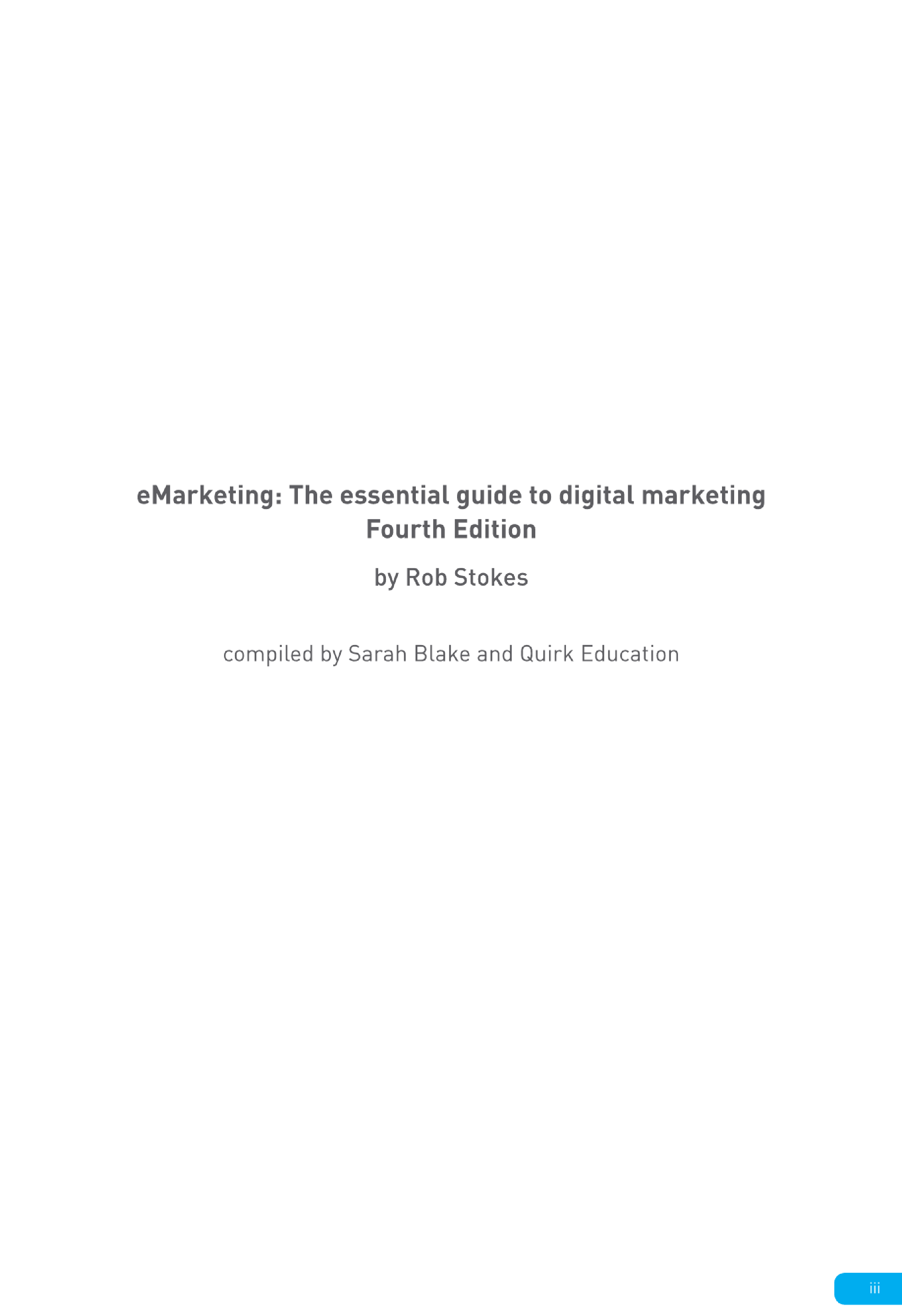 eMarketing eBook By Rob Stokes - Page 4