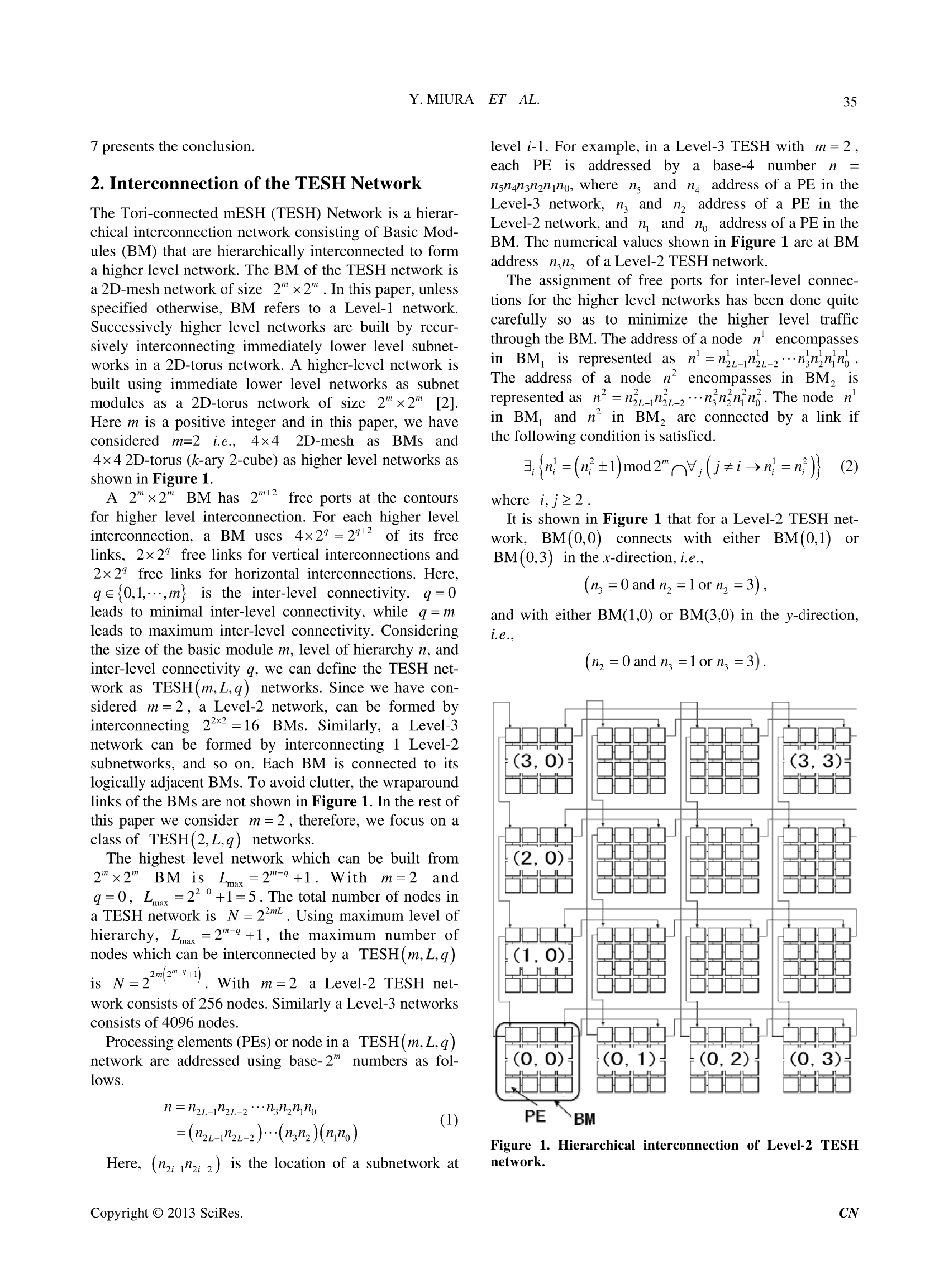 Adaptive Routing Algorithms and Implementation for TESH Network Journal - Page 3