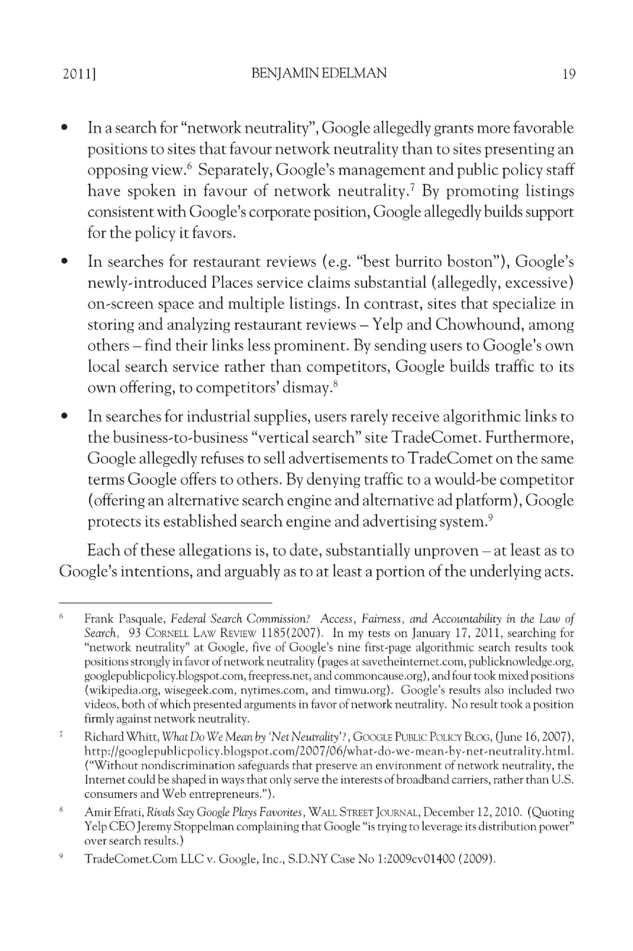 Bias in search results?: diagnosis and response - Page 5