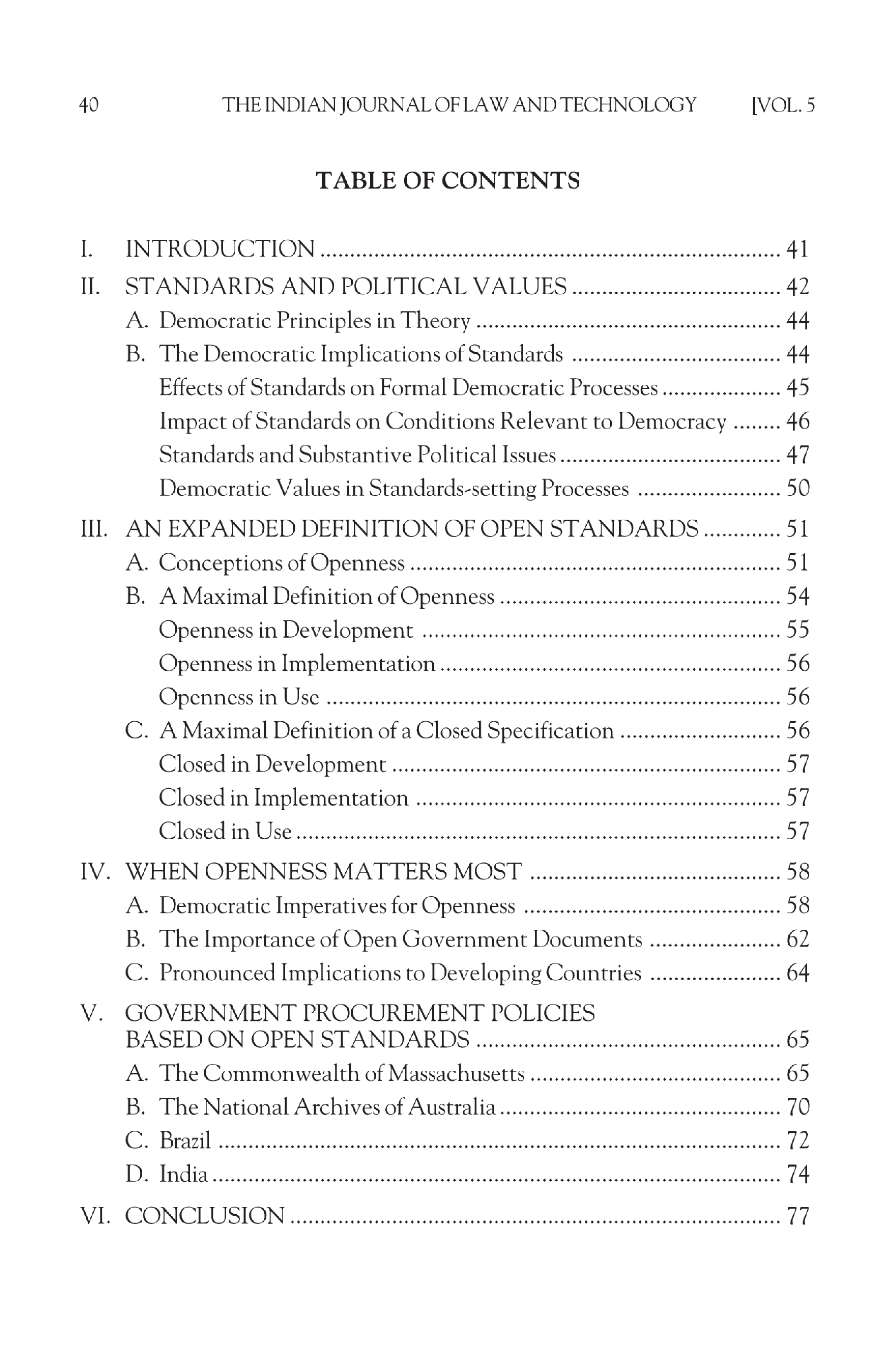 Open documents and democracy: a Political basis for open document Standards Journal - Page 3
