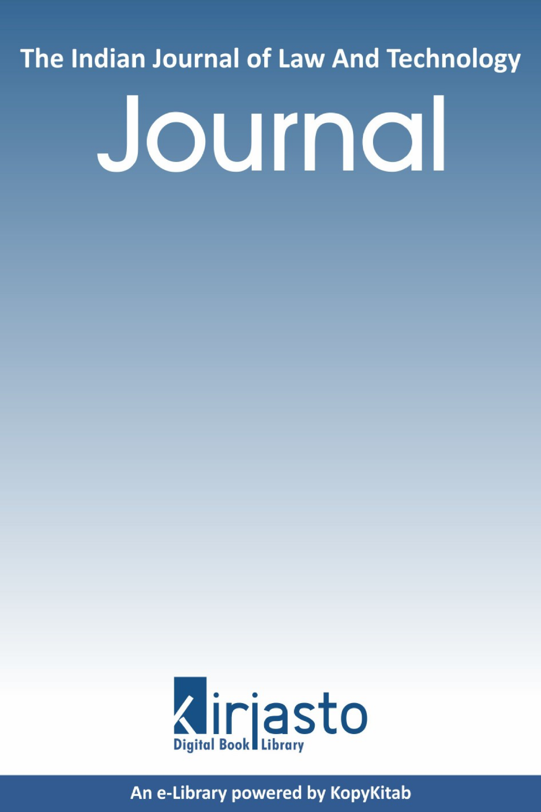 Fair dealing of computer programs in India Journal - Page 1