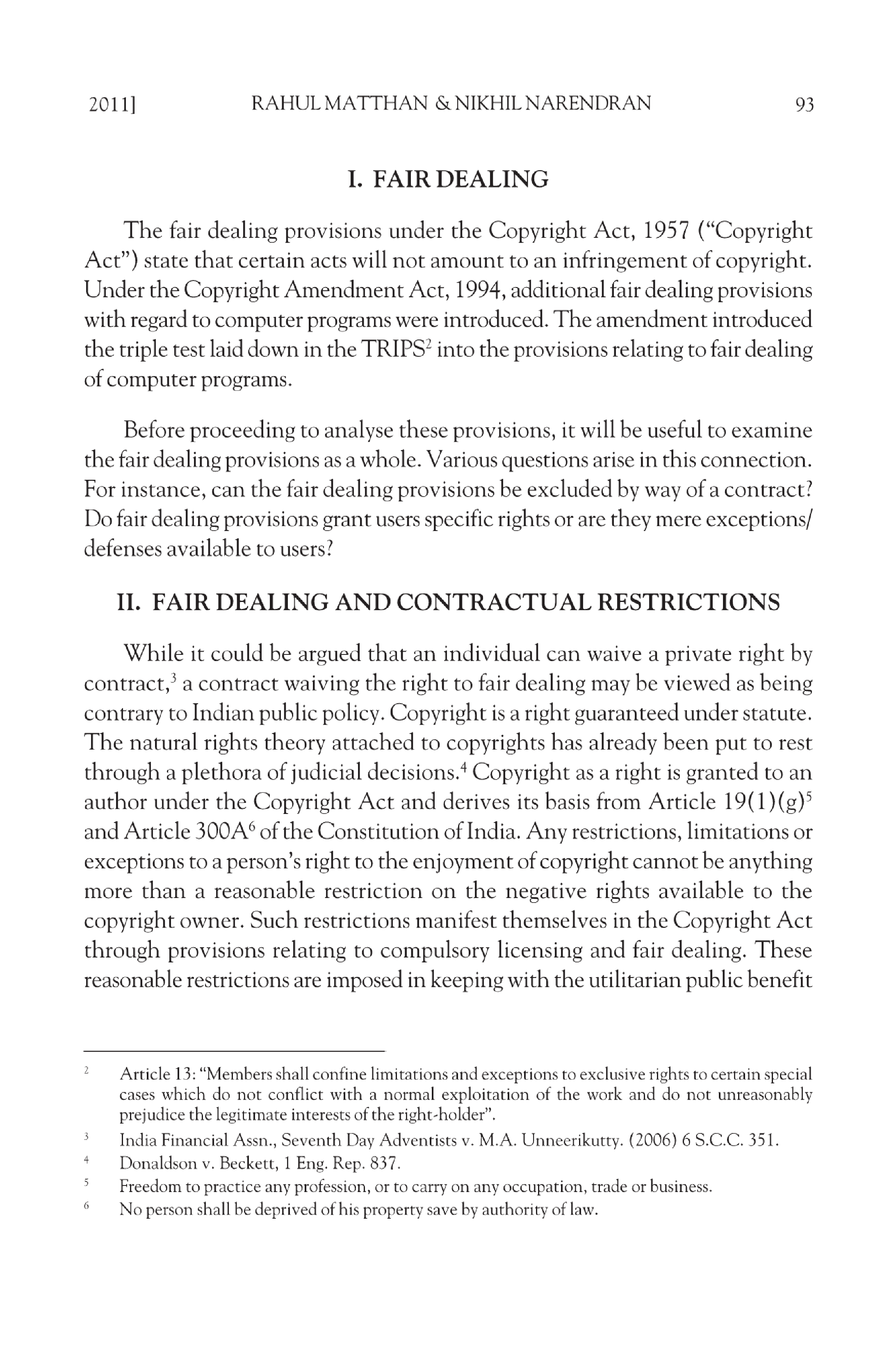 Fair dealing of computer programs in India Journal - Page 4