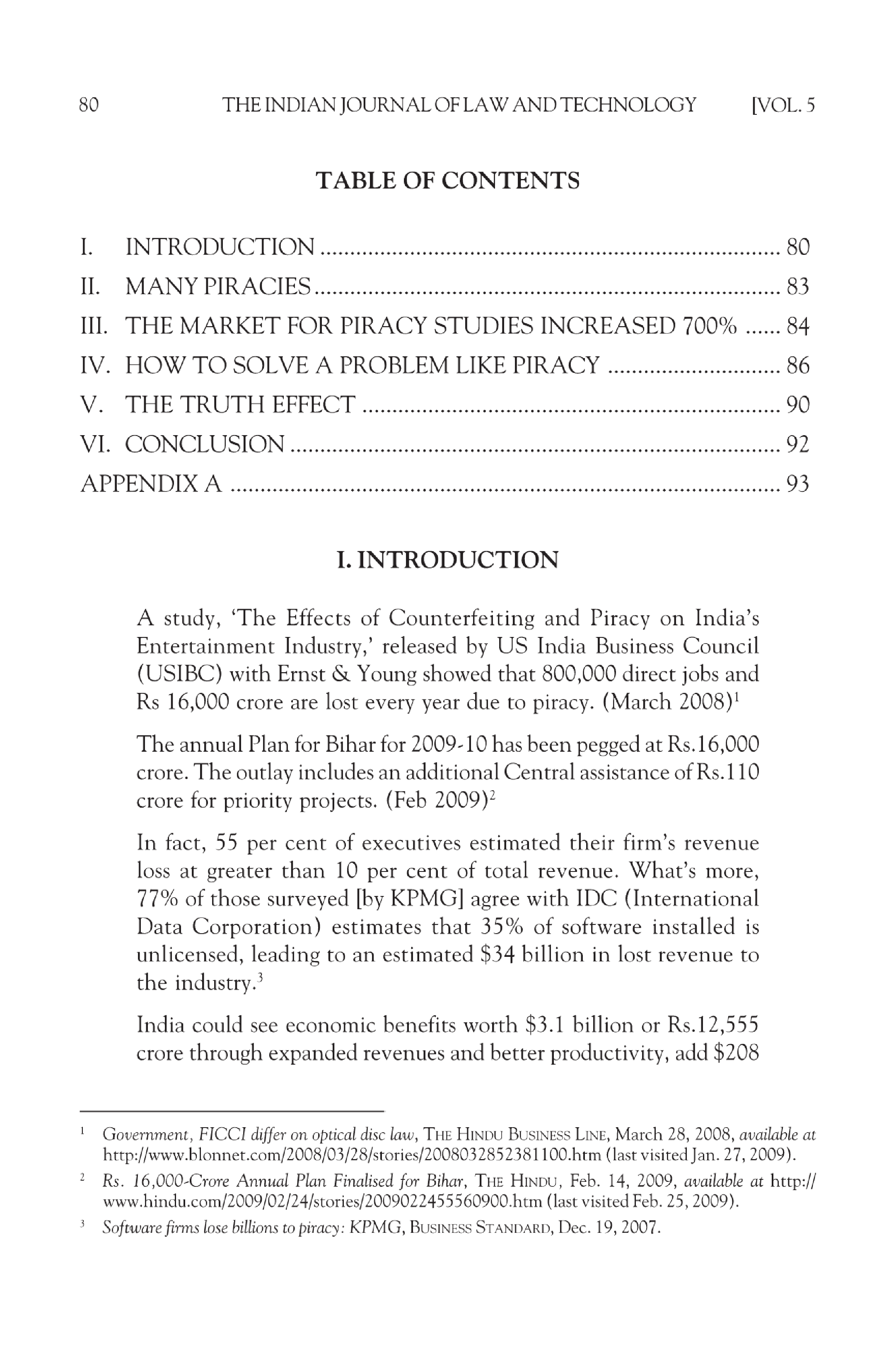 Fake facts an incredulous look at piracy statistics in india Journal - Page 3