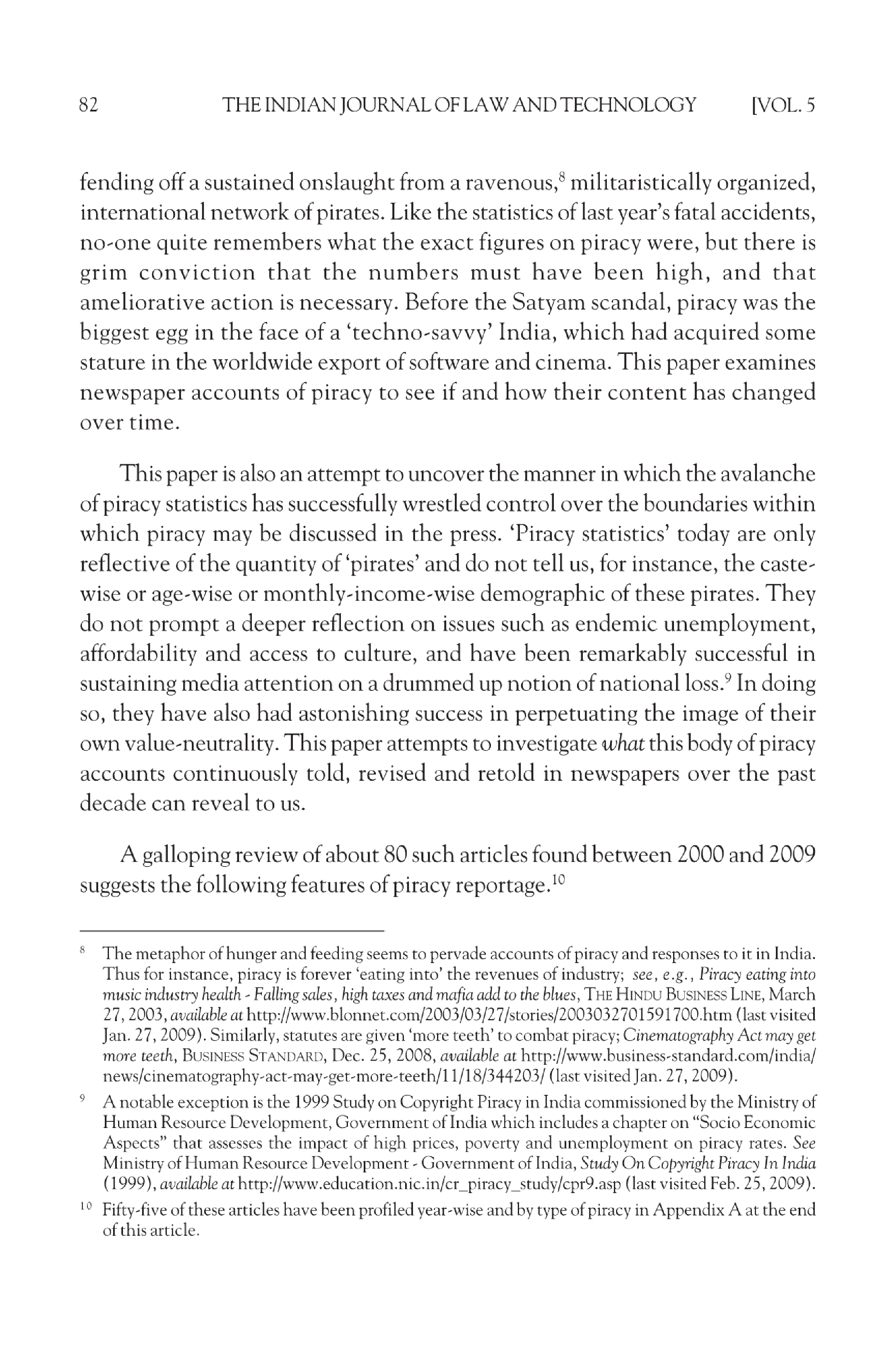 Fake facts an incredulous look at piracy statistics in india Journal - Page 5
