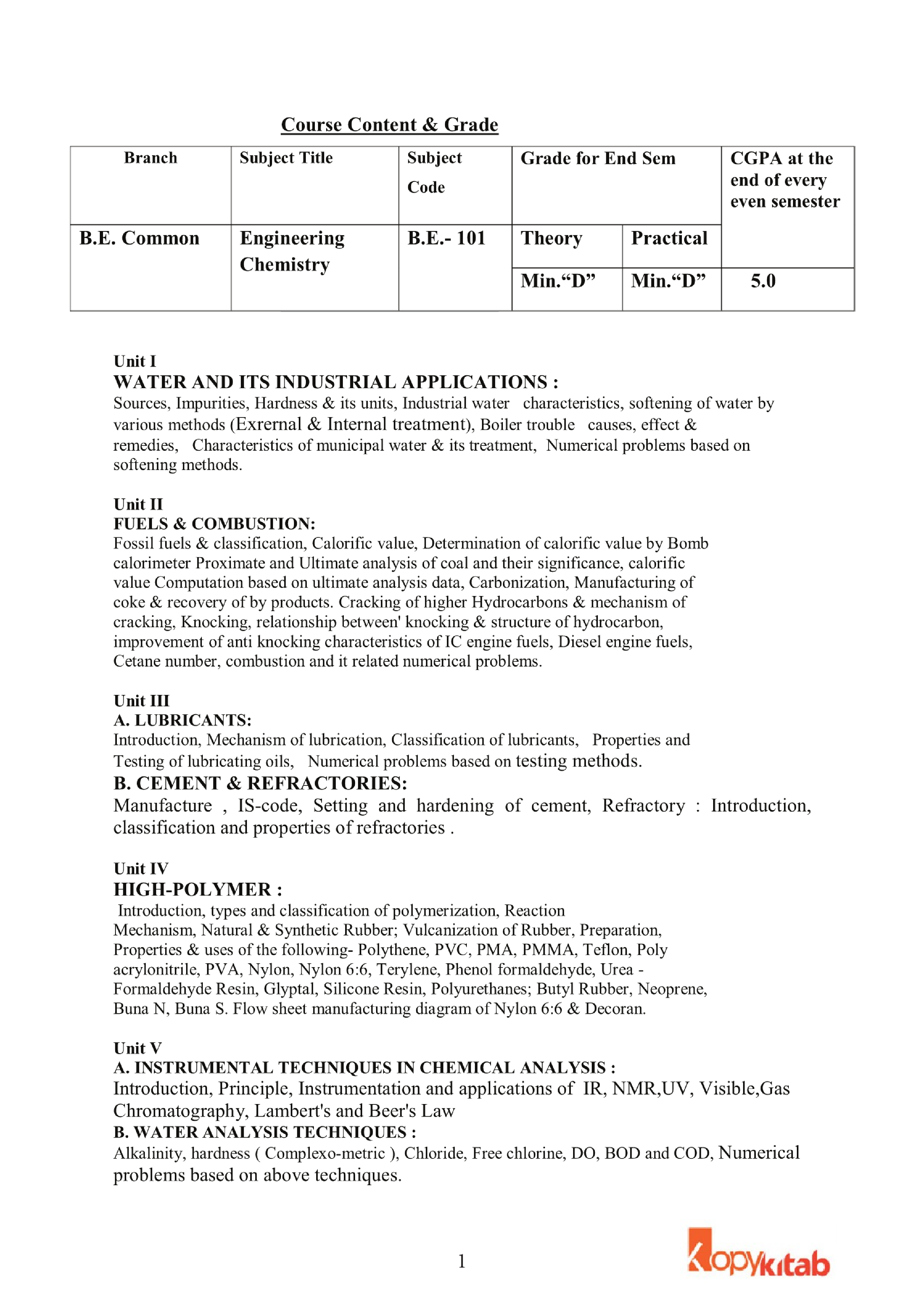 BE First Year Syllabus For RGPV - Page 5