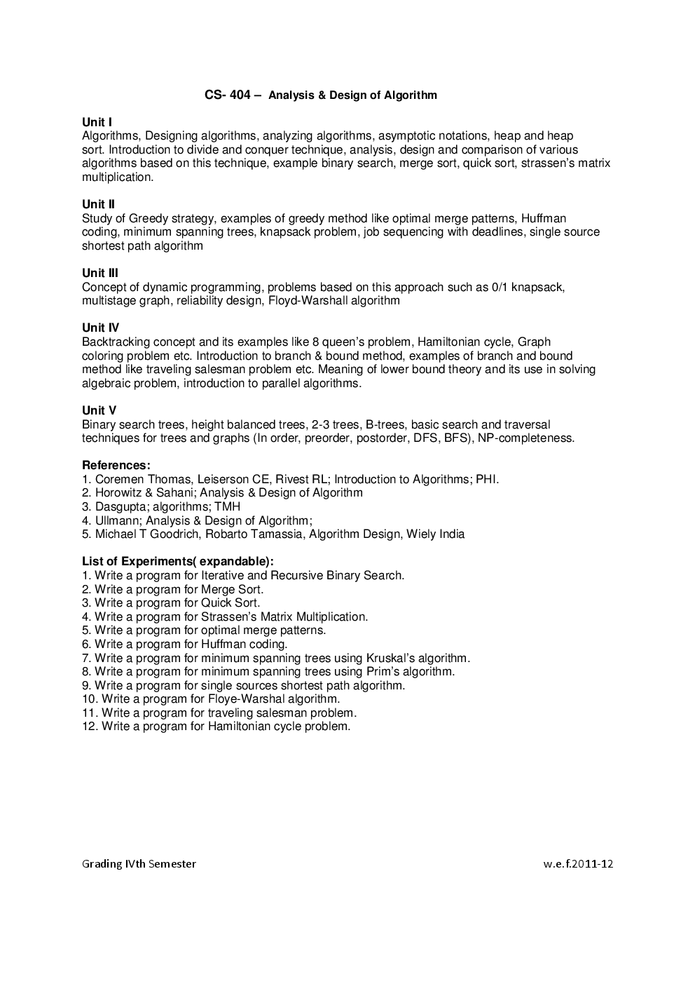 BE 4th Sem Syllabus of all Branches for RGPV - Page 4