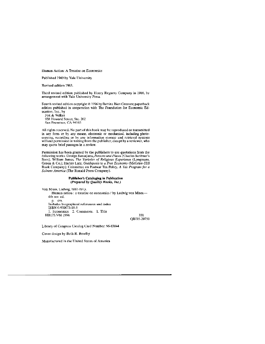 Human Action A Treatise On Economics eBook - Page 4