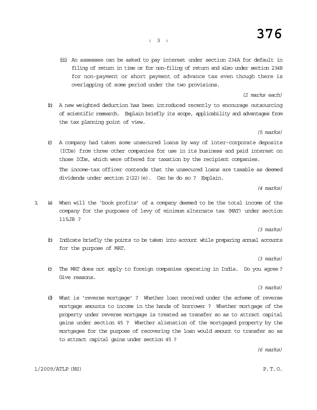 CS Advanced Tax Laws and Practice Question Paper - Page 4