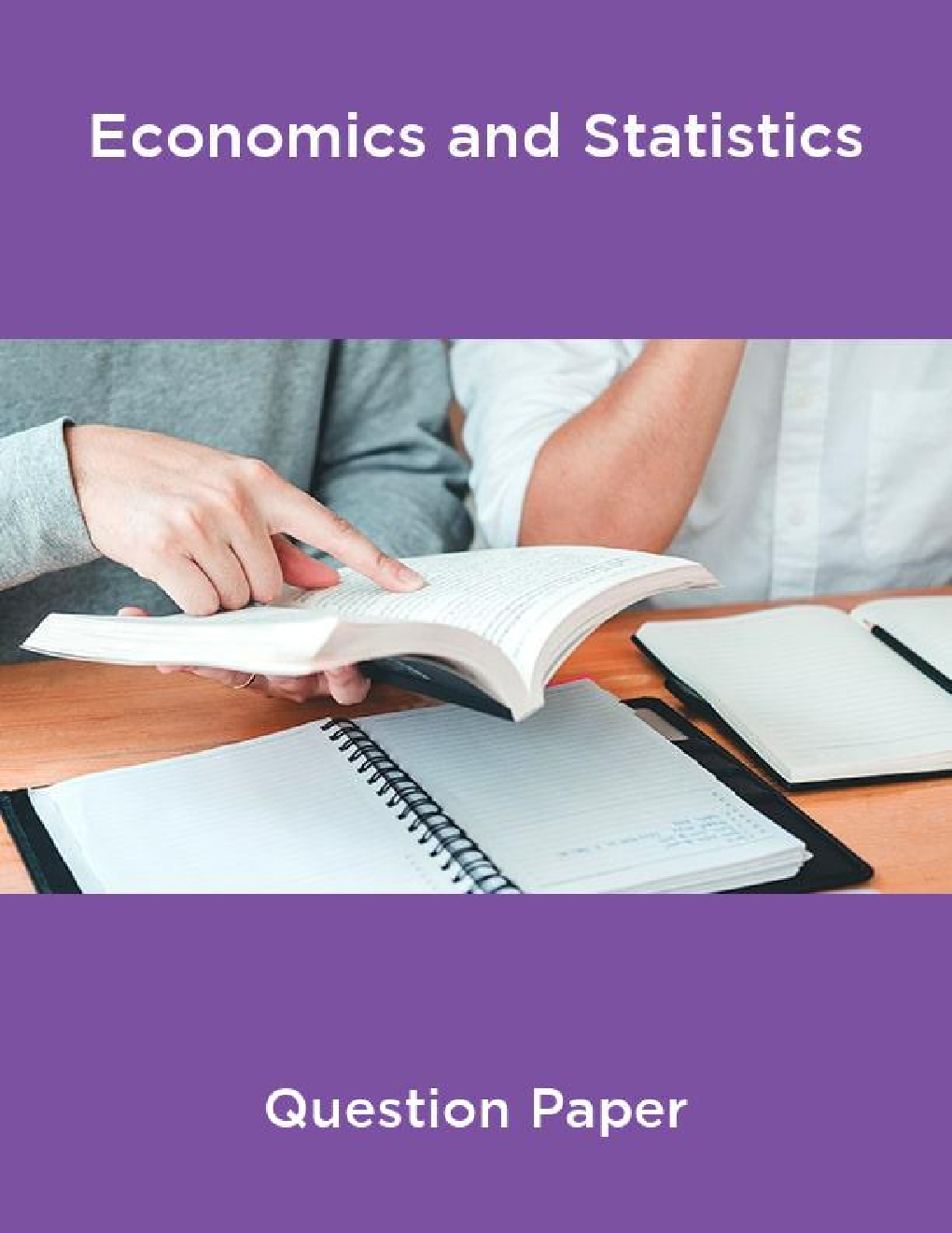 Economics and Statistics Question Paper - Page 1