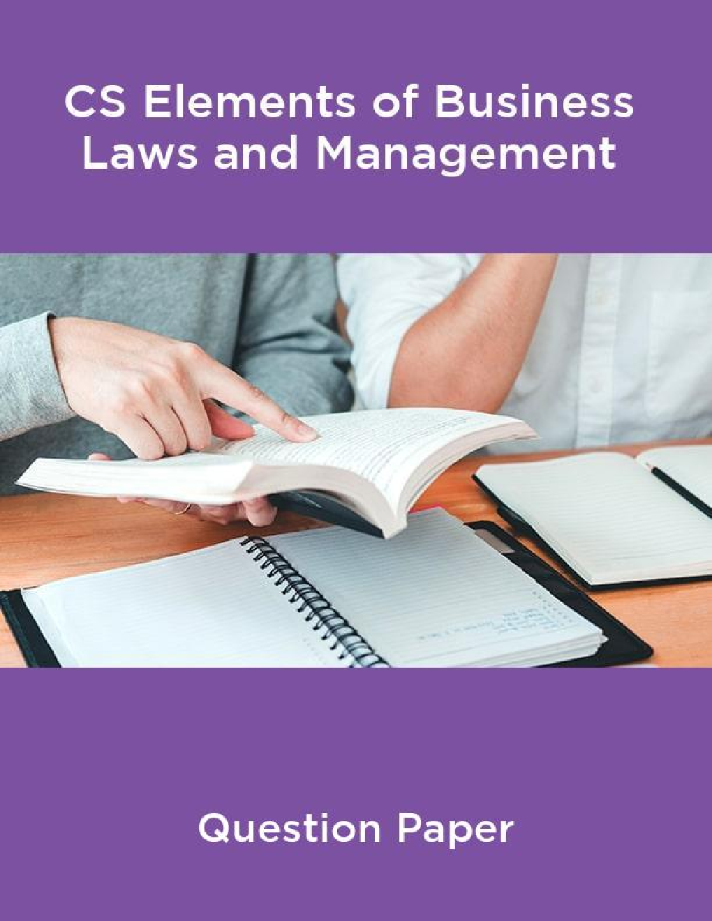 CS Elements of Business Laws and Management Question Paper - Page 1