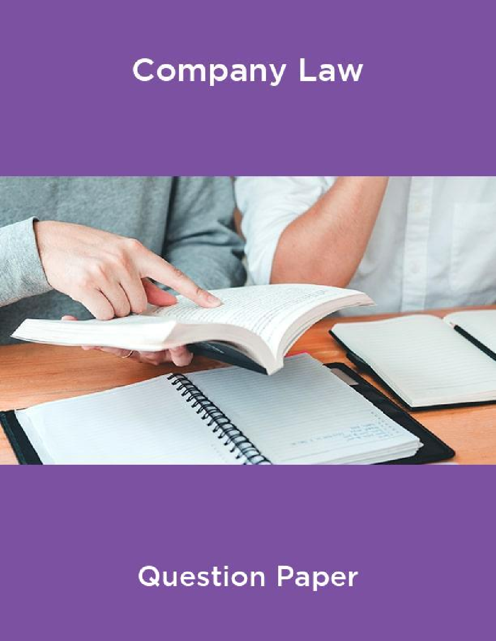 Company Law Question Paper - Page 1