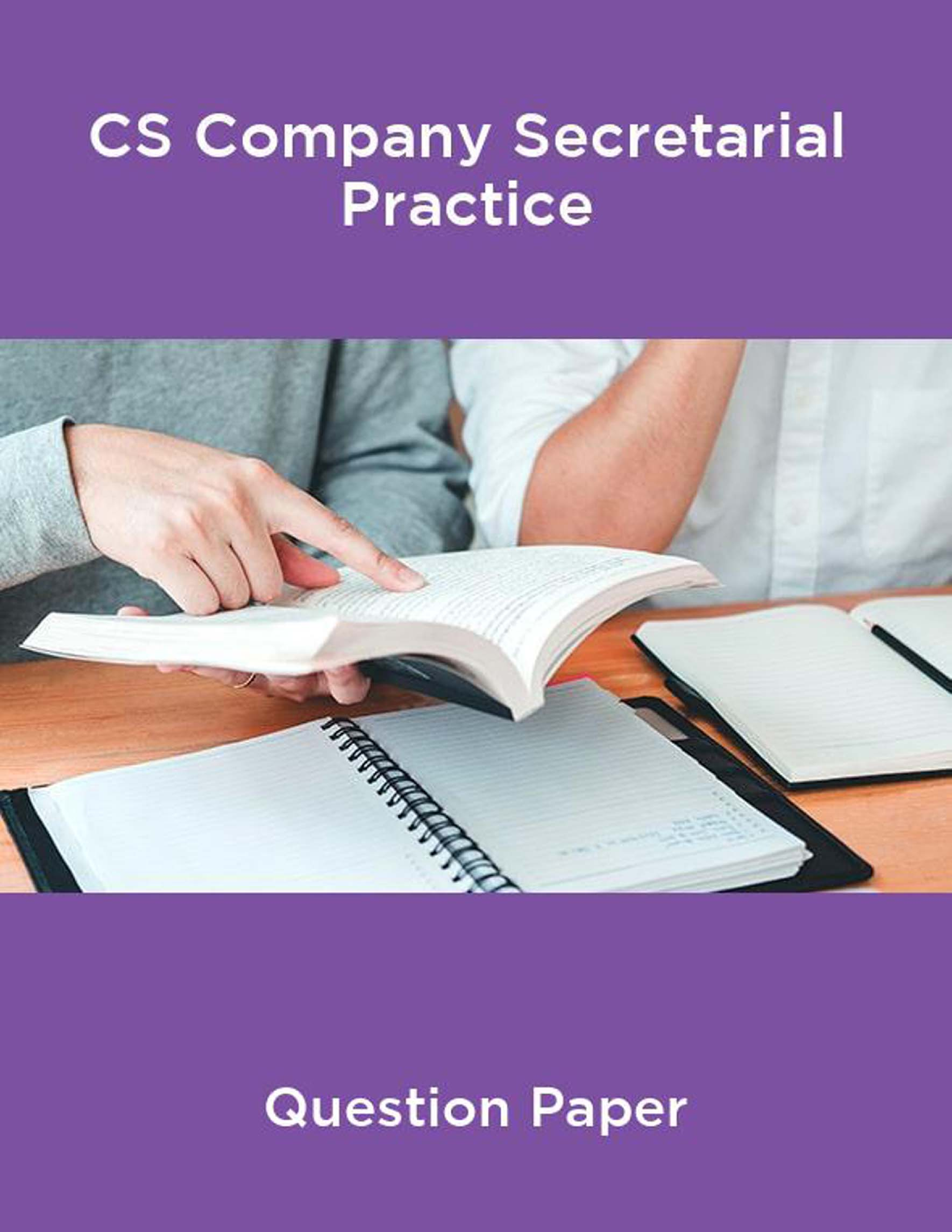 CS Company Secretarial Practice Question Paper - Page 1