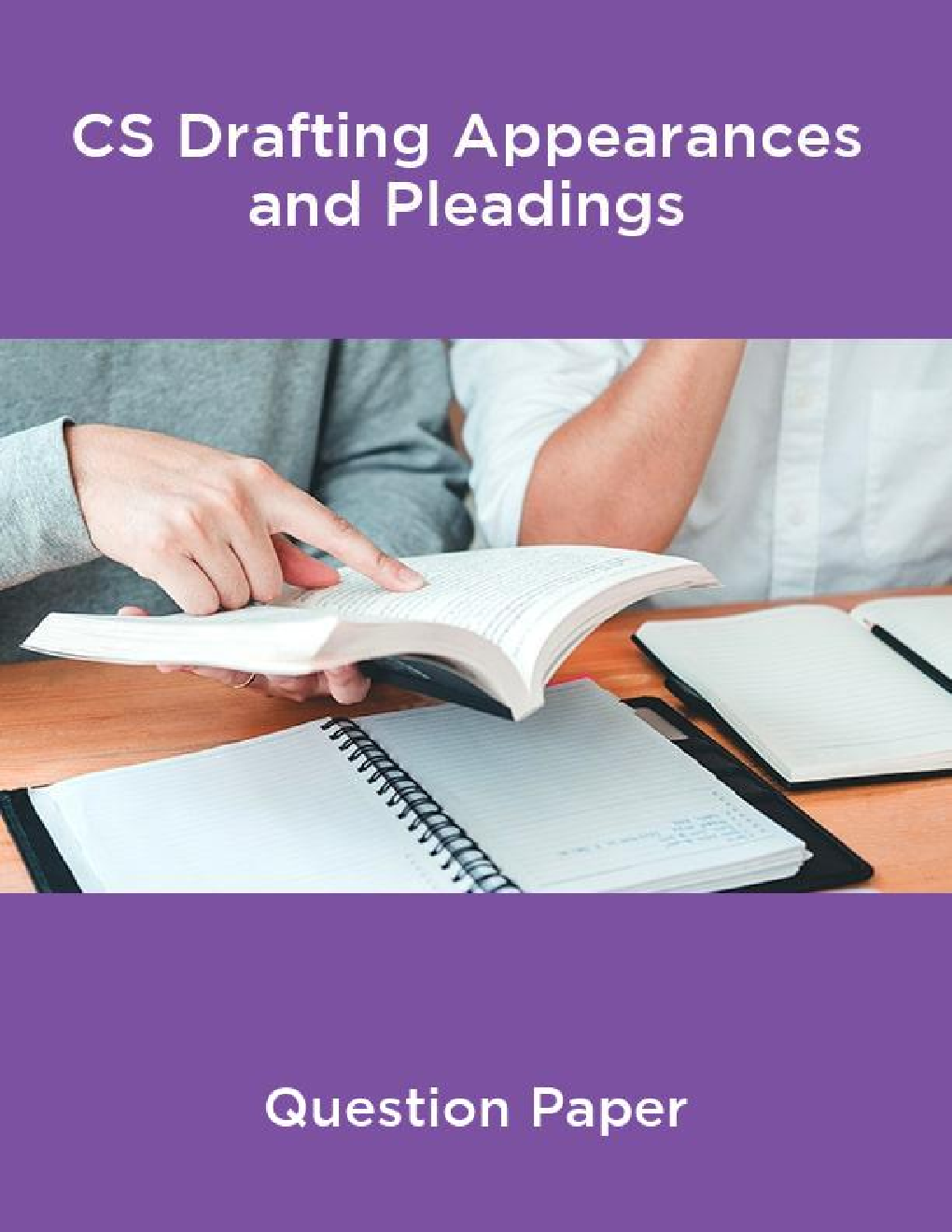 CS Drafting Appearances and Pleadings Question Paper - Page 1
