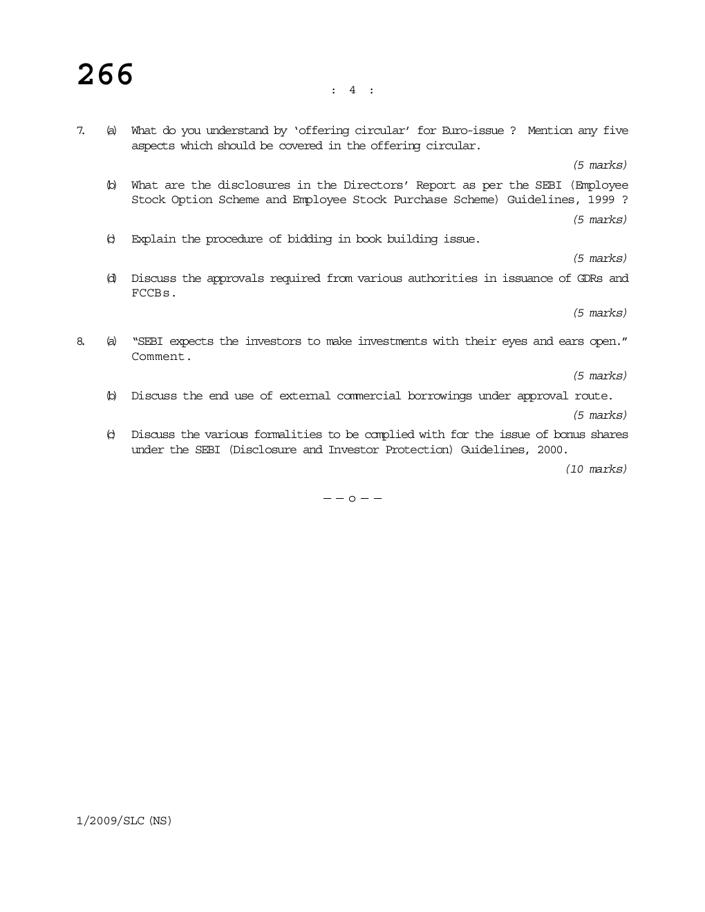 CS Securities Laws And Compliances Question Paper - Page 5