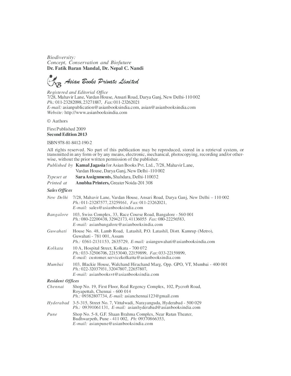 Biodiversity Concept, Conservation and Biofuture - Page 4