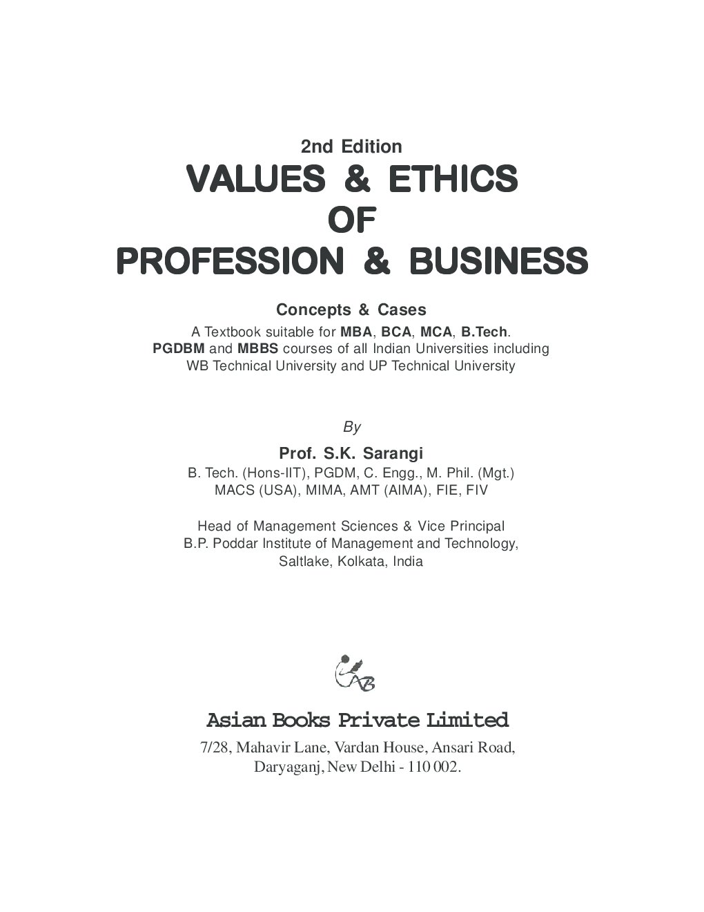 Values & Ethics of Profession & Business - Page 3