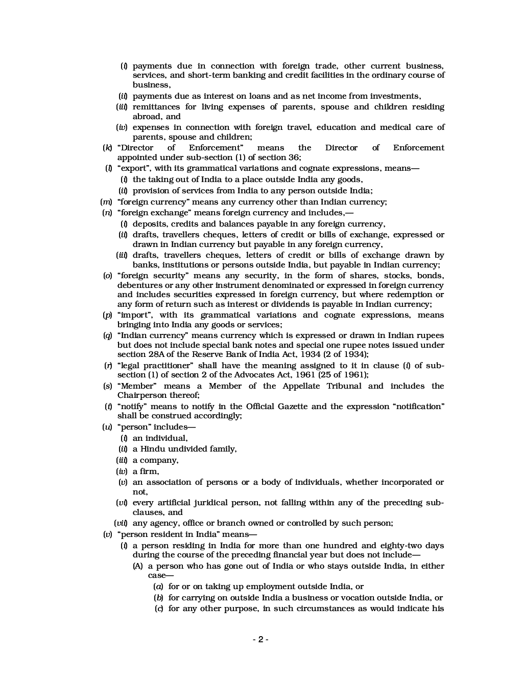 Foreign Exchange Management Act, 1999 Notes - Page 4