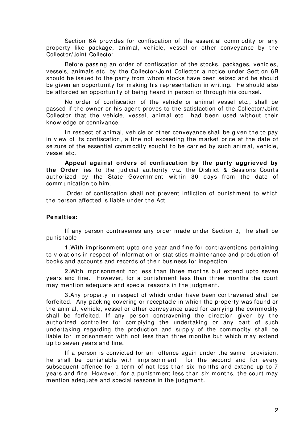 The Essential Commodities Act, 1955 Notes - Page 4