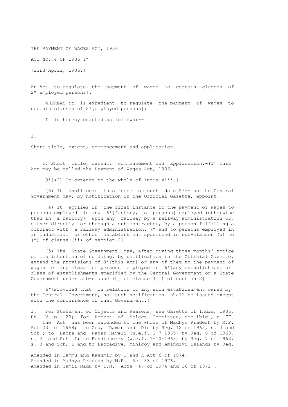 The Payment of Wages Act, 1936 Notes - Page 3