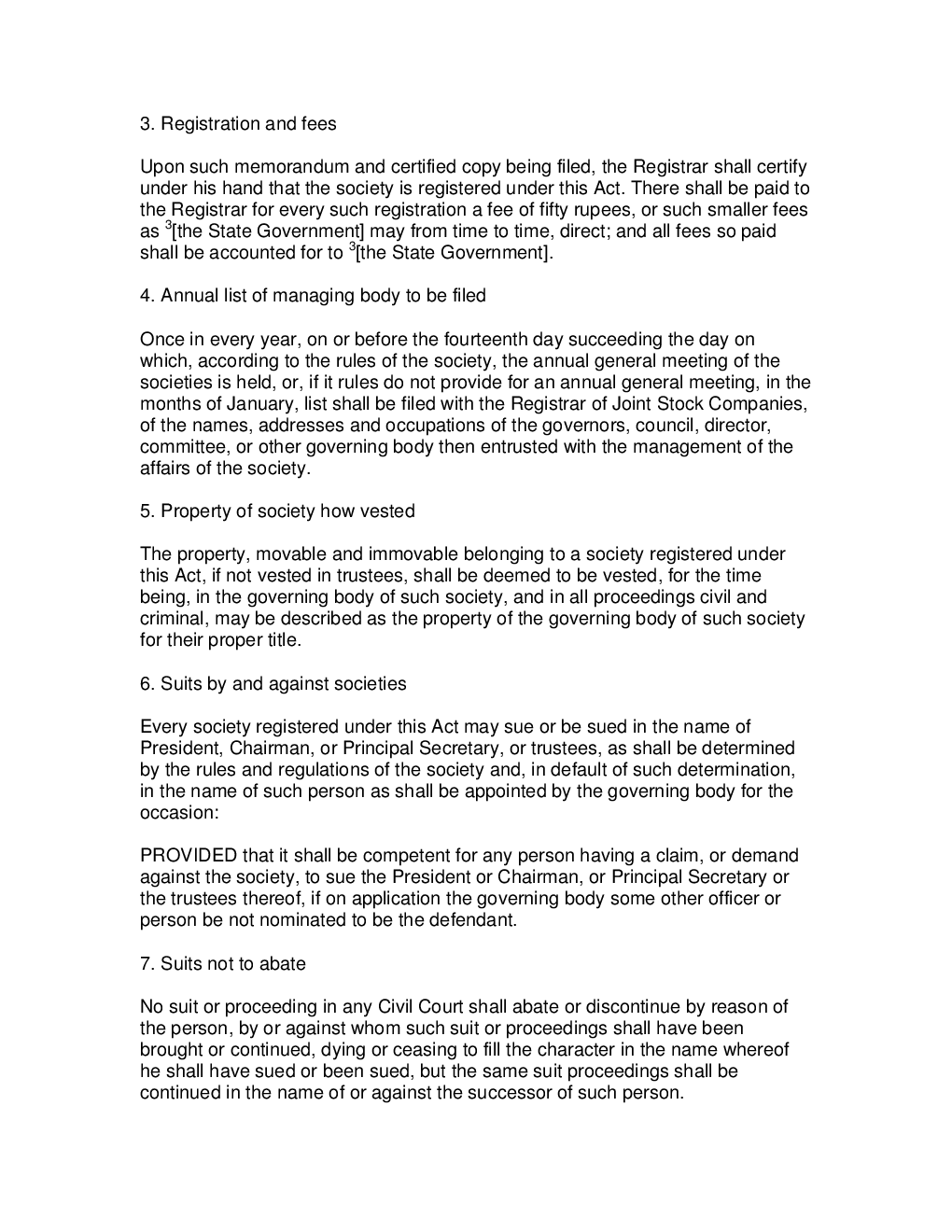 Societies Registration Act, 1860 Notes - Page 5