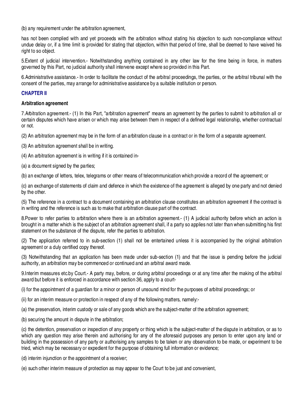 The Arbitration and Conciliation Act, 1996 Notes - Page 5