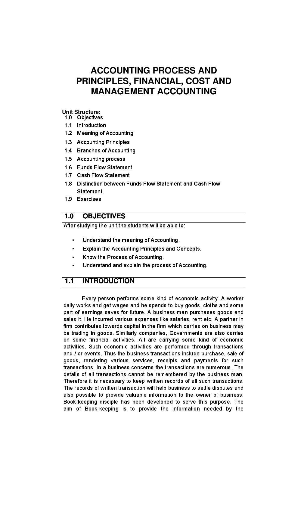 Accounting Process and Principles, Financial, Cost and Management Accounting - Page 3