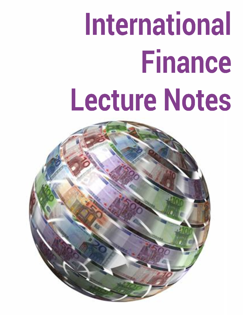 International Finance Lecture Notes - Page 1