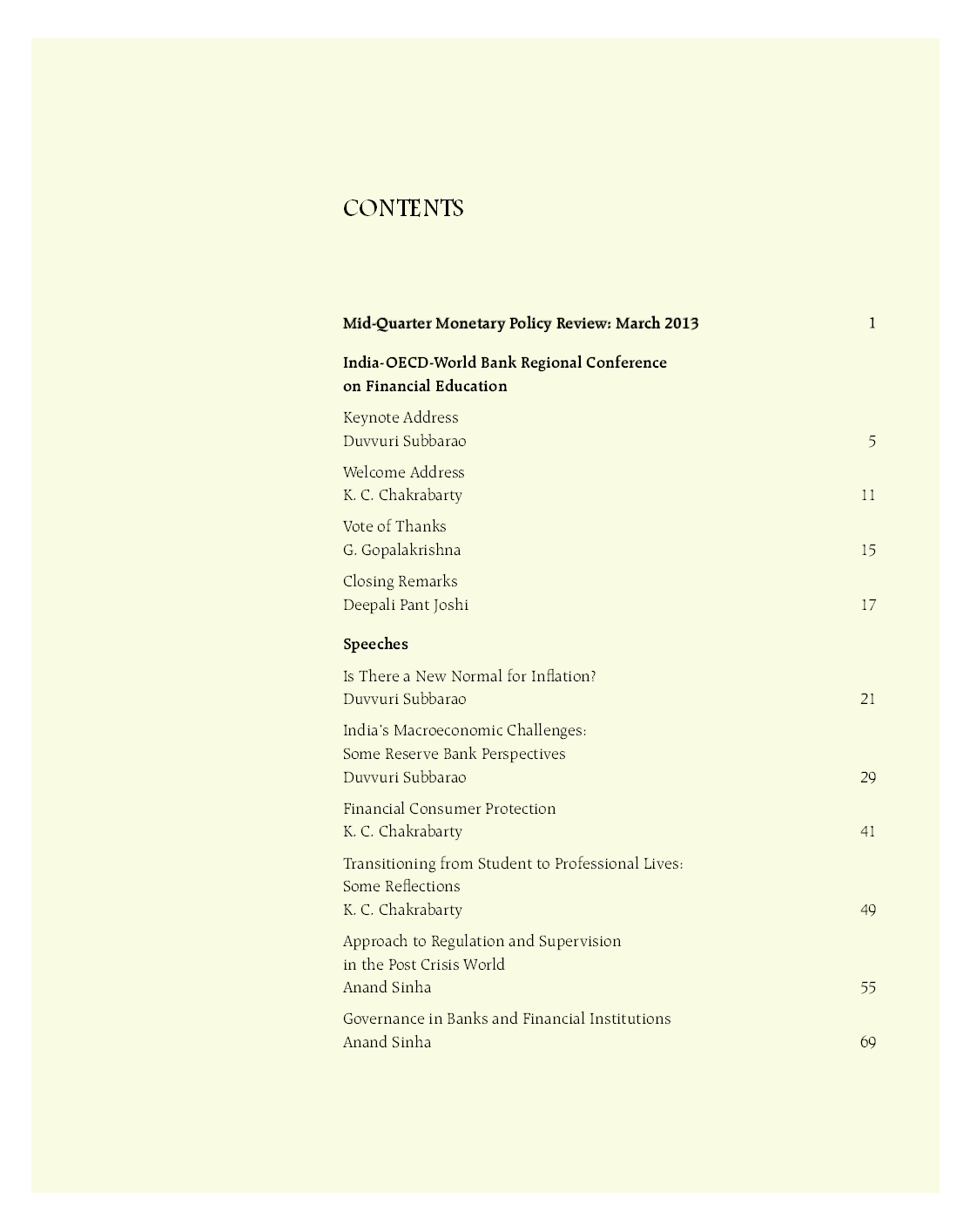 Reserve Bank of India Bulletin April 2013 Volume LXVII Number 4 - Page 3