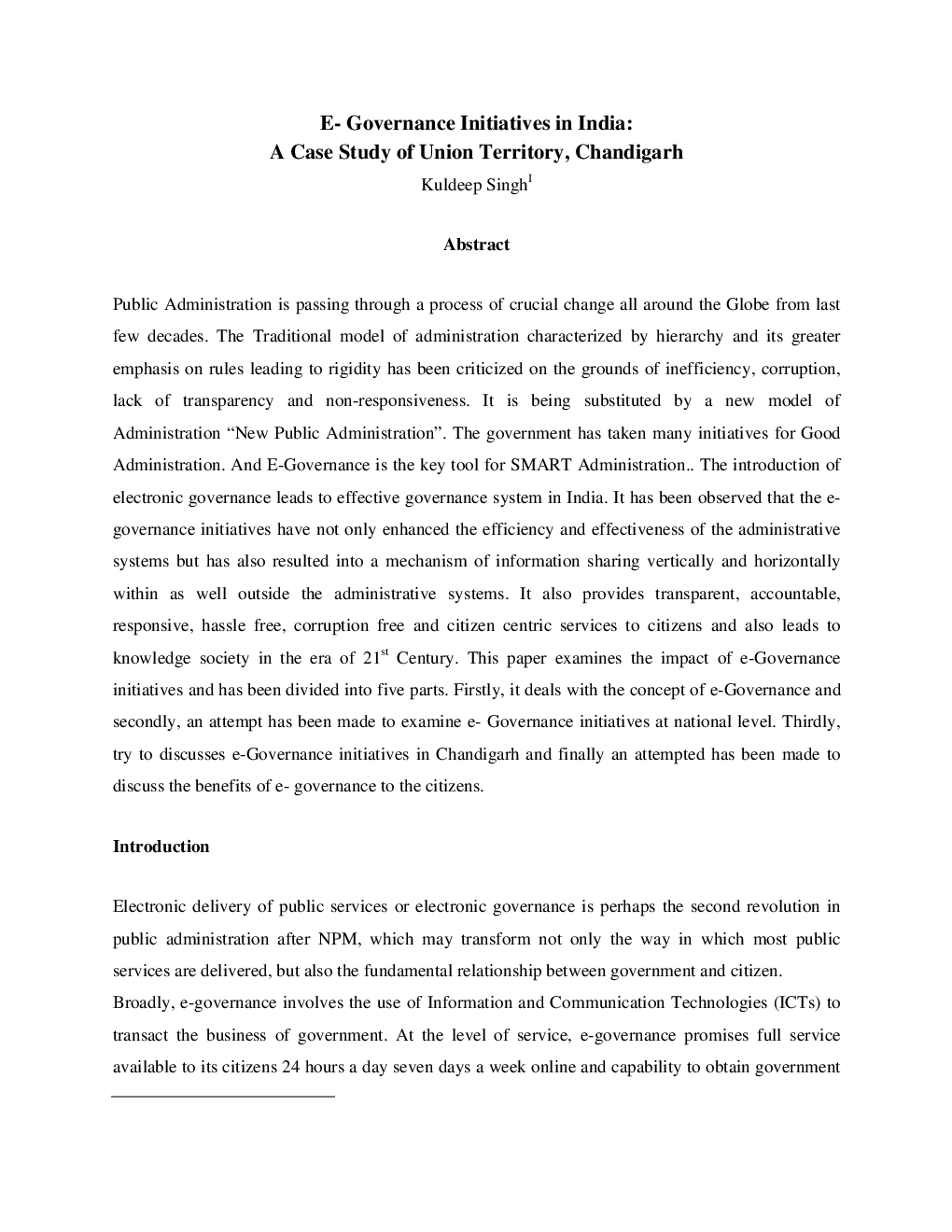 eGovernance Initiatives in India - Page 2