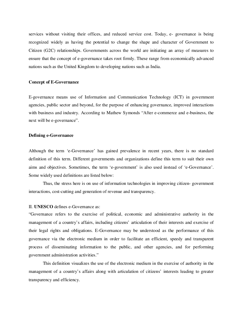 eGovernance Initiatives in India - Page 3