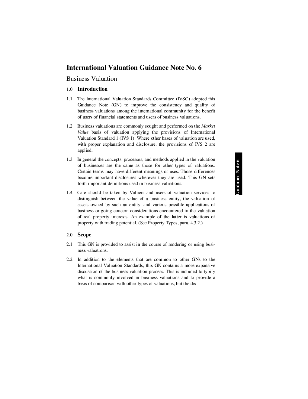 International Valuation Guidance - Page 2