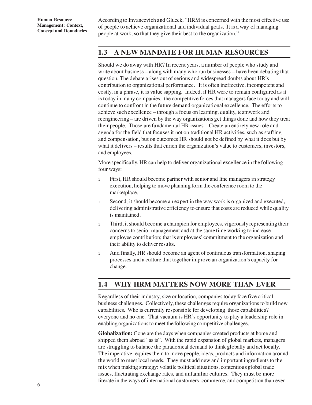 Human Resoruce Management Context, Concept and Boundaries - Page 3