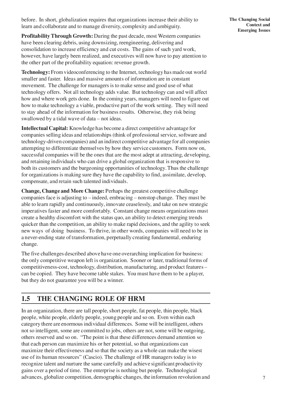 Human Resoruce Management Context, Concept and Boundaries - Page 4