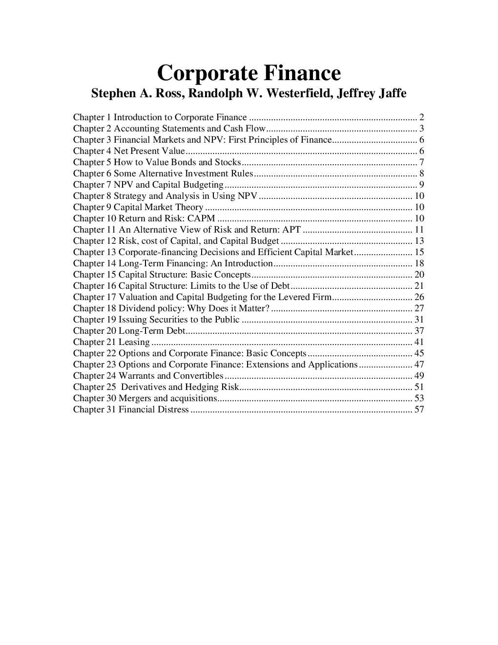 Corporate Finance - Page 2