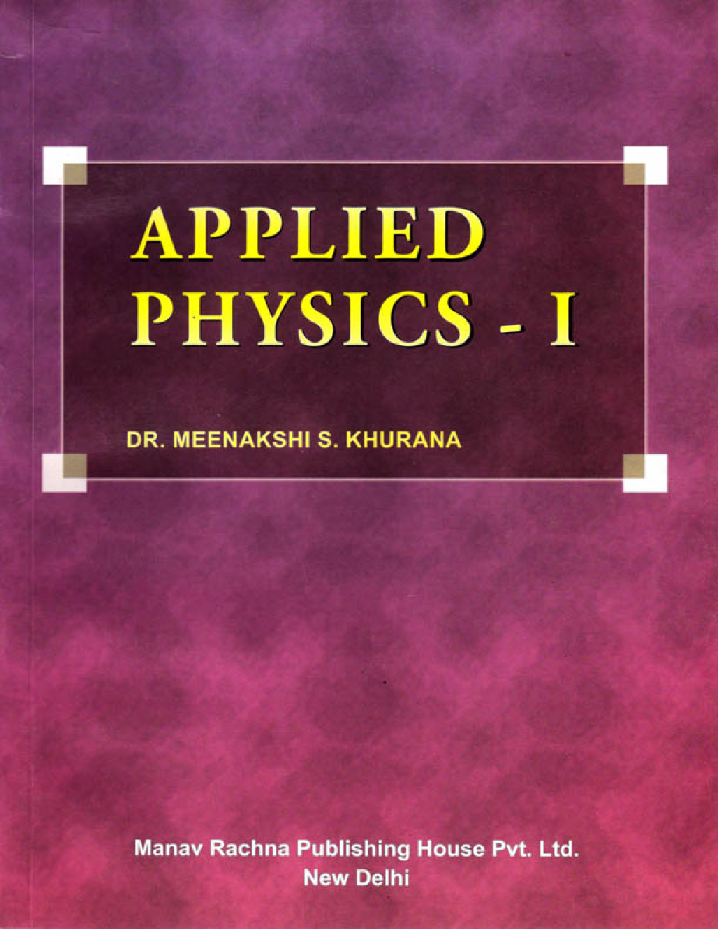 Applied Physics - I - Page 1