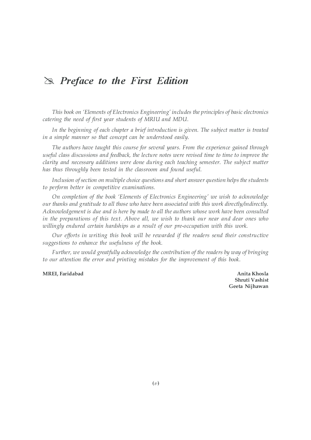 Elements of Electronics Engineering - Page 4