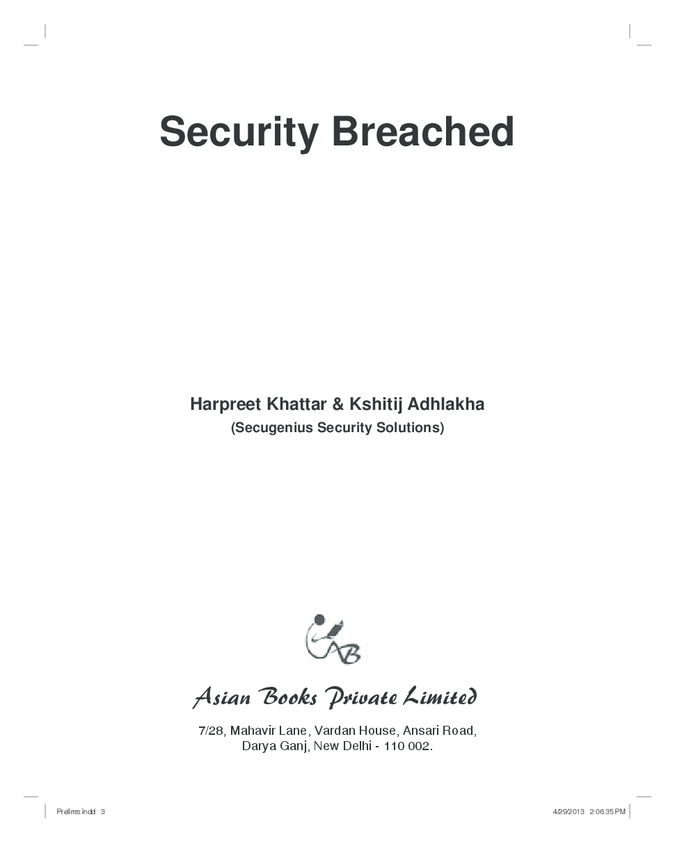 Security Breached - Security Beyond Hacking - Page 4