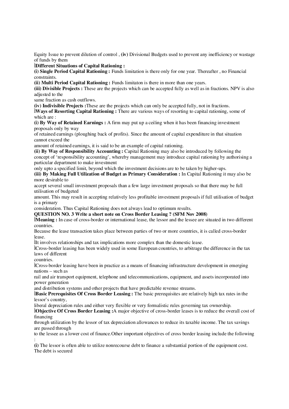 Strategic financial Management Theory - Page 3