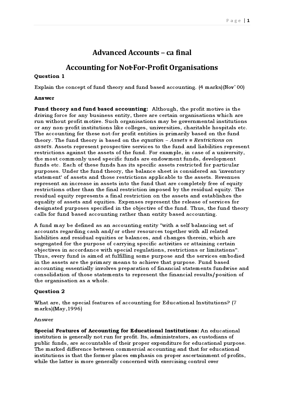 Advanced Accounts - Page 2